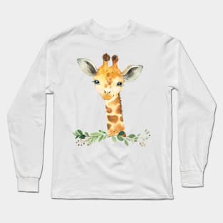 Baby Giraffe Long Sleeve T-Shirt